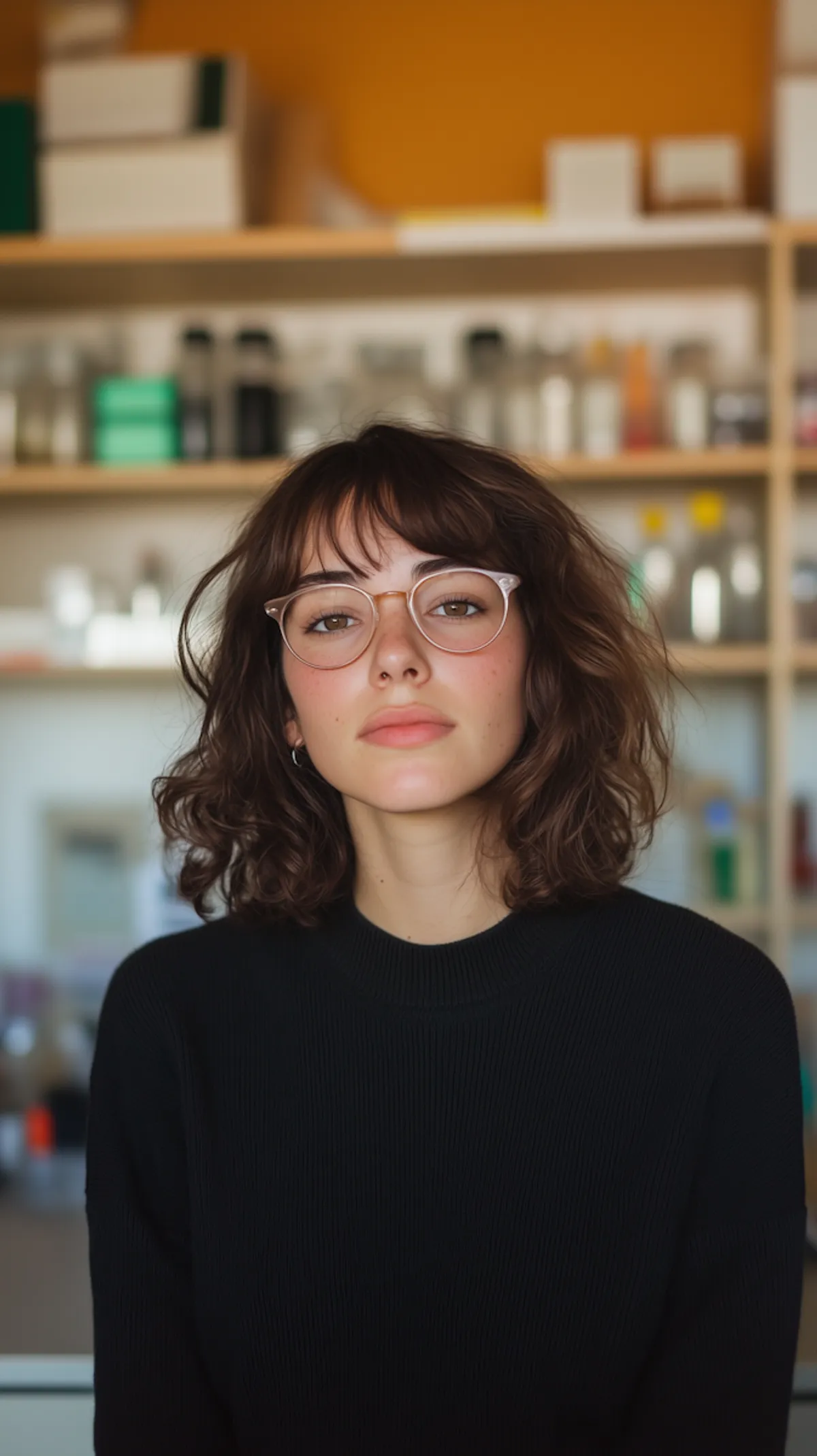 Mirela, a student in Tirana
